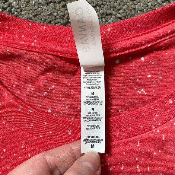 Bella Canvas NWT “Wild and Free” Red, Speckled 4th of July t-shirt - Picture 5 of 6